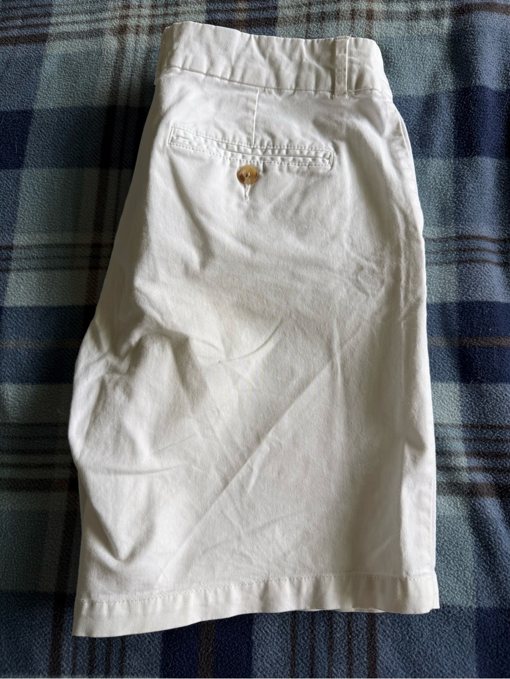GAP Khakis Boyfriend Shorts in White